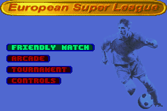 European Super League screenshot 3 for GameBoy Advance
